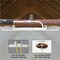 Nuwatt 6" Square Ceiling Light Ultra Thin LED Recessed Lighting 5CCT 2700K/3000K/3500K/4000K/5000K 12 PK NW-P-SQDL-6-15W-5CT-WH-6P - alternate 6